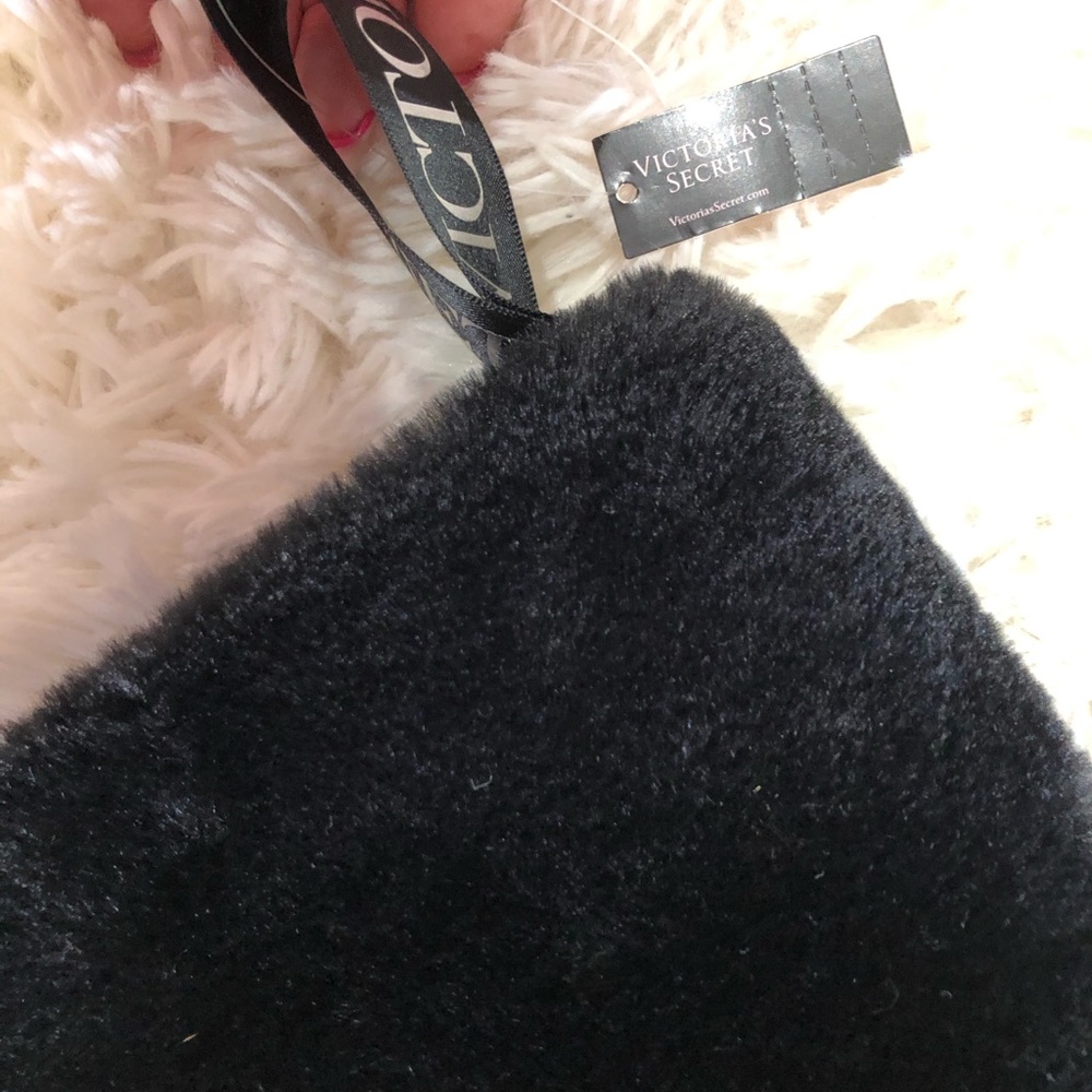 COPY - Victoria’s Secret Christmas Stocking! Bling rhinestones, black faux fur … - Picture 9 of 11
